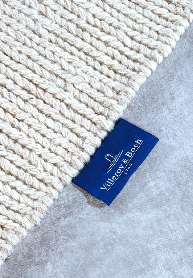 Hanse Home Villeroy & Boch 1748 Wool Rug Francois Natural White 160x230 Oval cm