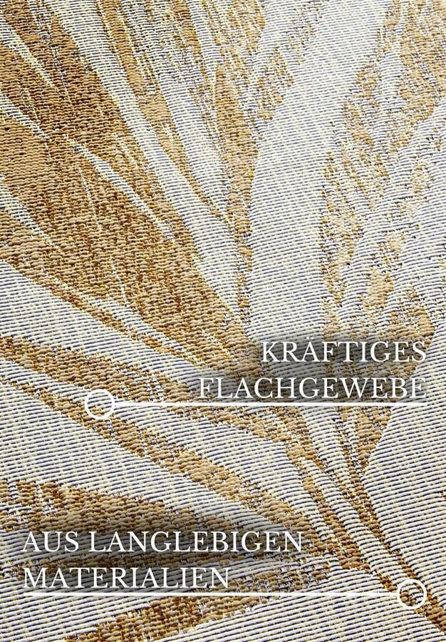 Hanse Home Villeroy & Boch 1767 In- & Outdoor Rug Leonie Cream Gold 120x180 cm