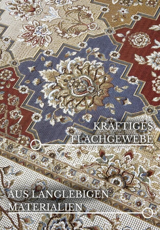 Hanse Home Villeroy & Boch 1767 In- & Outdoor Rug Pierre Cream Mulitcolor 160x235 cm