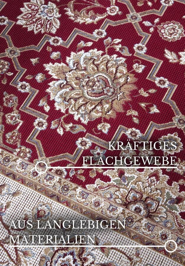 Hanse Home Villeroy & Boch 1767 In- & Outdoor Rug Pierre Red Cream 120x180 cm