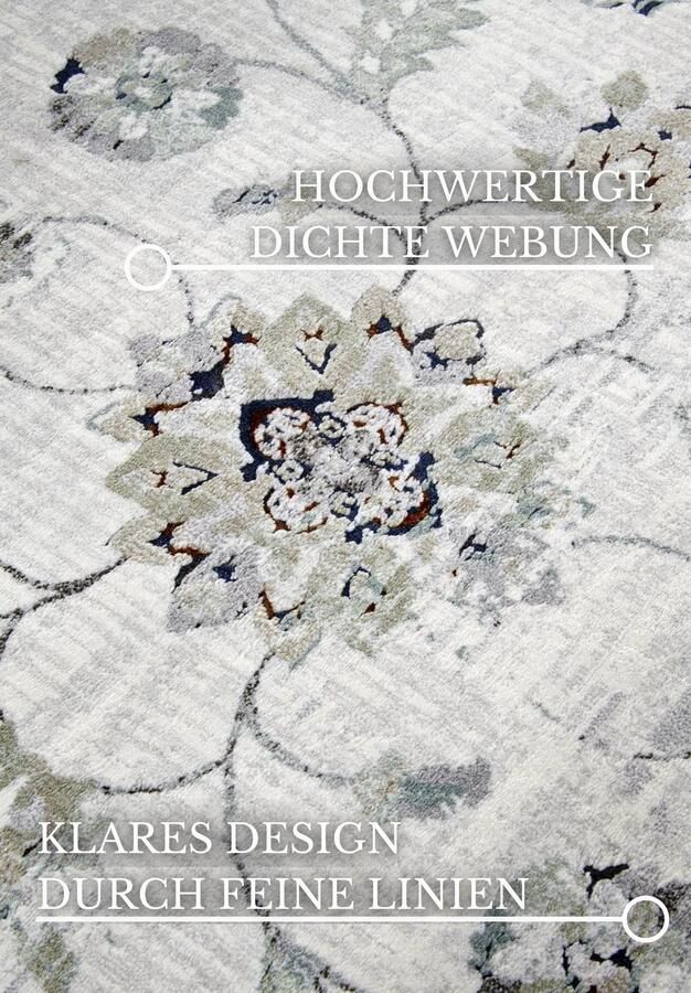 Hanse Home Villeroy & Boch 1809 Shortpile Rug Franz Cream Multicolor 115x170 cm