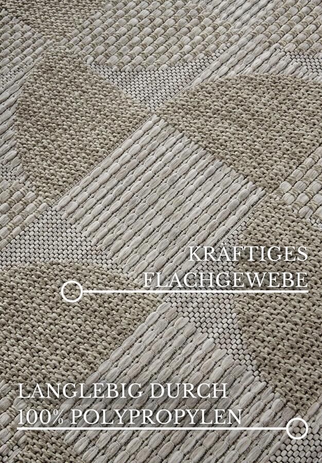 Hanse Home Villeroy & Boch 1836 In- & Outdoor Rug Margaretha Natural Brown 190x290 cm