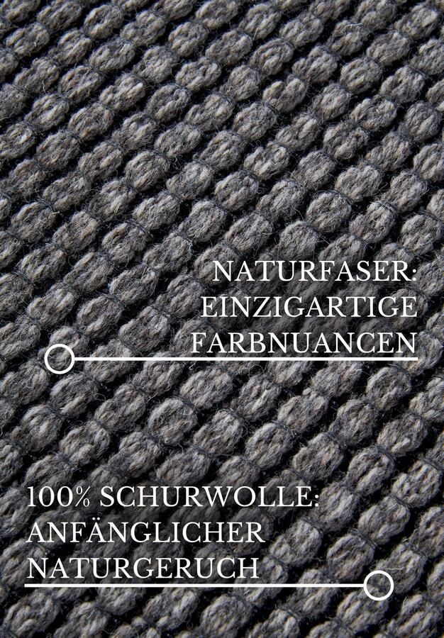 Hanse Home Villeroy & Boch 1843 Wool Rug Charles Nature Grey Beige 160x230 cm