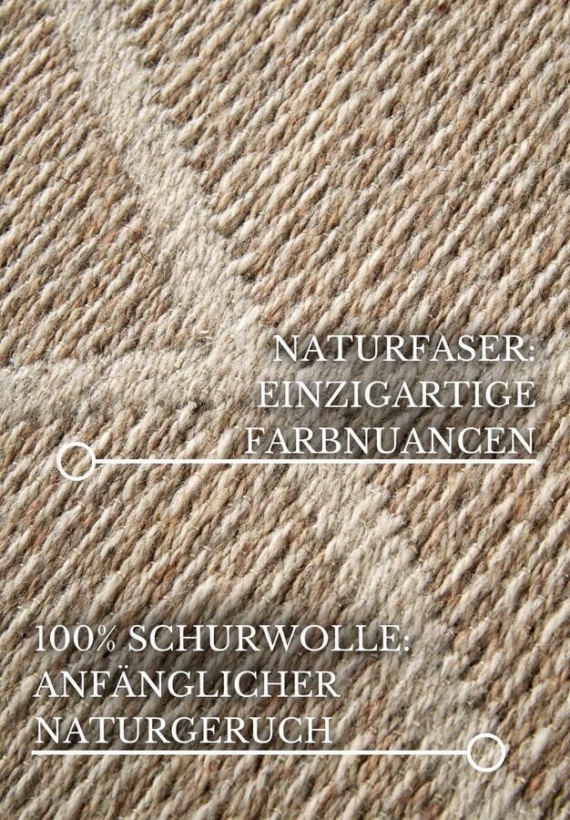Hanse Home Villeroy & Boch 1843 Wool Rug Maria Nature Beige 160x230 cm
