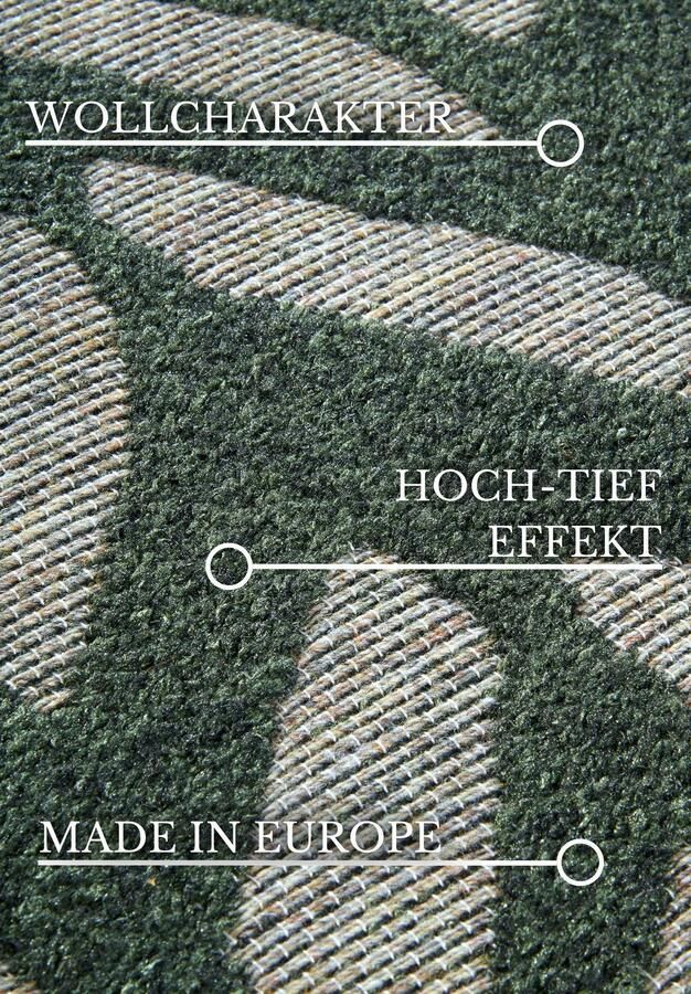 Hanse Home Villeroy & Boch 1883 In- & Outdoor Rug Georgette Jungle Green 160x230 cm