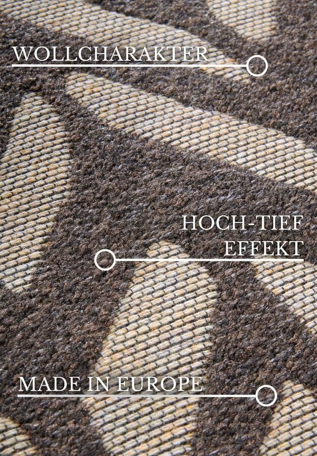 Hanse Home Villeroy & Boch 1883 In- & Outdoor Rug Georgette Natural Brown Beige 160x230 cm