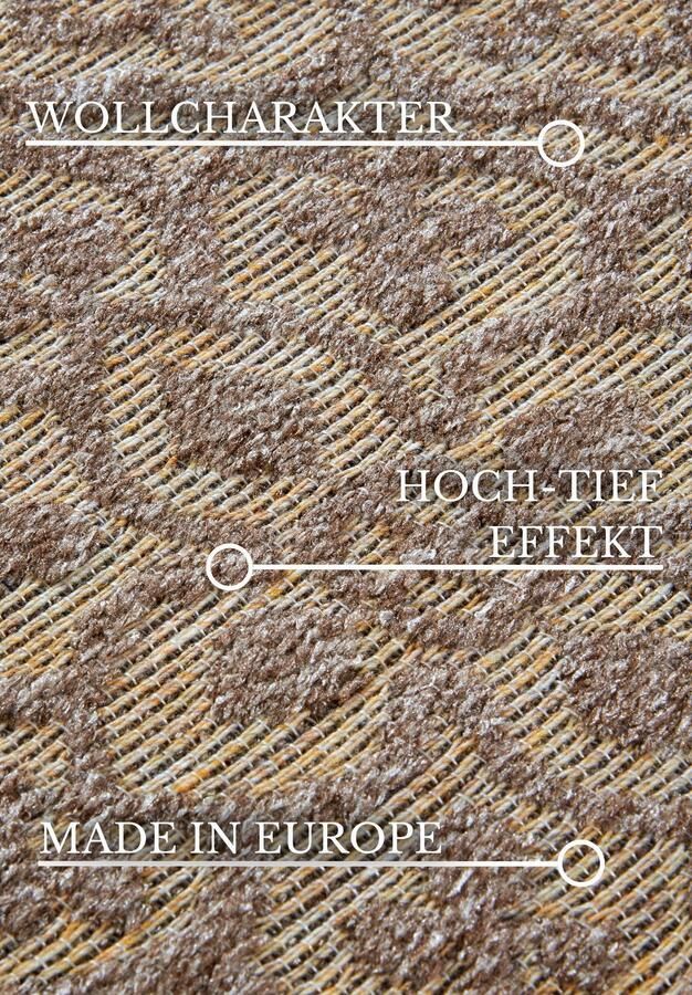 Hanse Home Villeroy & Boch 1883 In- & Outdoor Rug Julie Natur Beige 200x290 cm