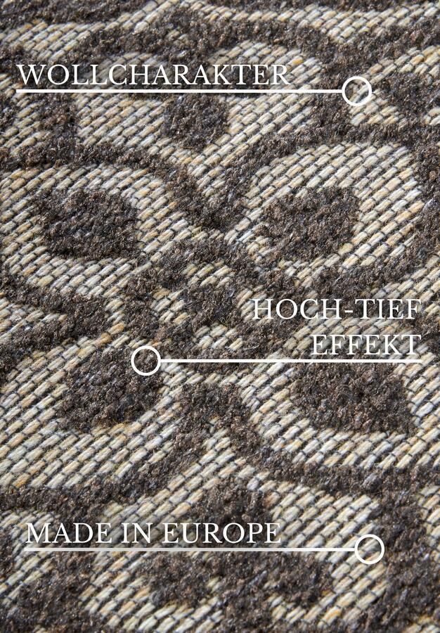 Hanse Home Villeroy & Boch 1883 In- & Outdoor Rug Julie Natural Brown Beige 160x230 cm