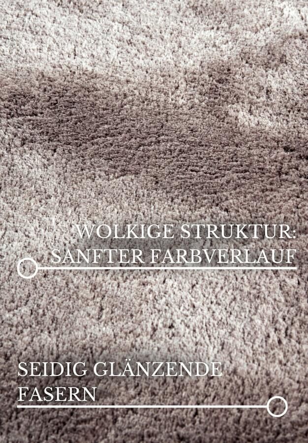 Hanse Home Villeroy & Boch 1899 High Pile Rug Leon Light Grey 120x170 cm