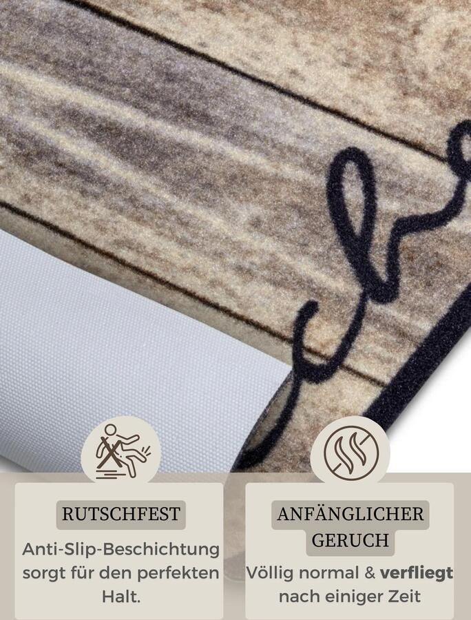 Hanse Home Washable Kitchen Runner "Kitchen" 50x150 cm