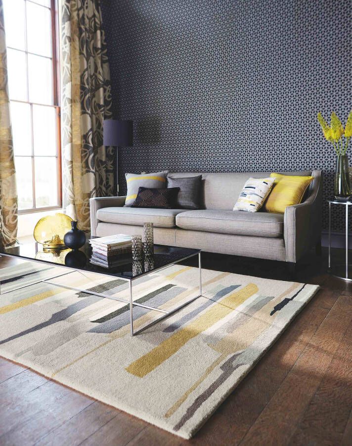 Harlequin Zeal Pewter 43004 Vloerkleed 140x200 Rechthoek Laagpolig Tapijt Meerkleurig