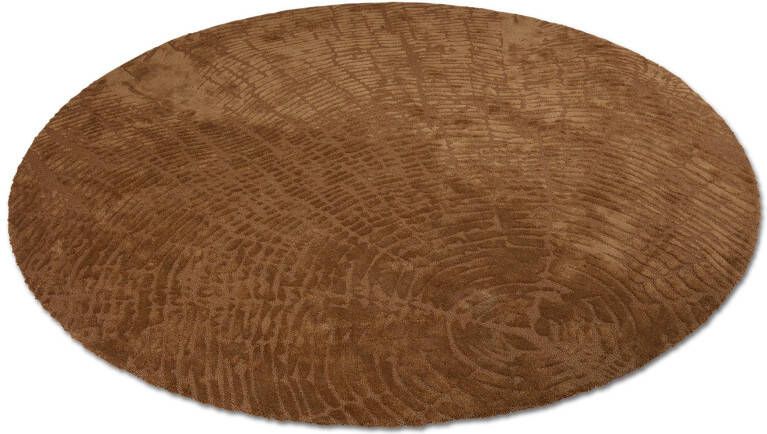 Ijcoon Dendron Vloerkleed Ring Pecan 250ø