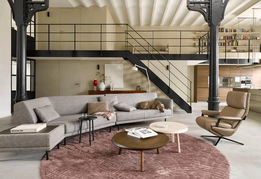 Ijcoon Dendron Vloerkleed Ring Walnut 250ø