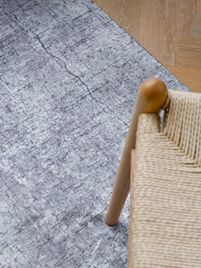 Jackie And The Fish Chaos Fracking Ground Vloerkleed 170x240 Rechthoek Laagpolig Tapijt Modern Beige Grijs