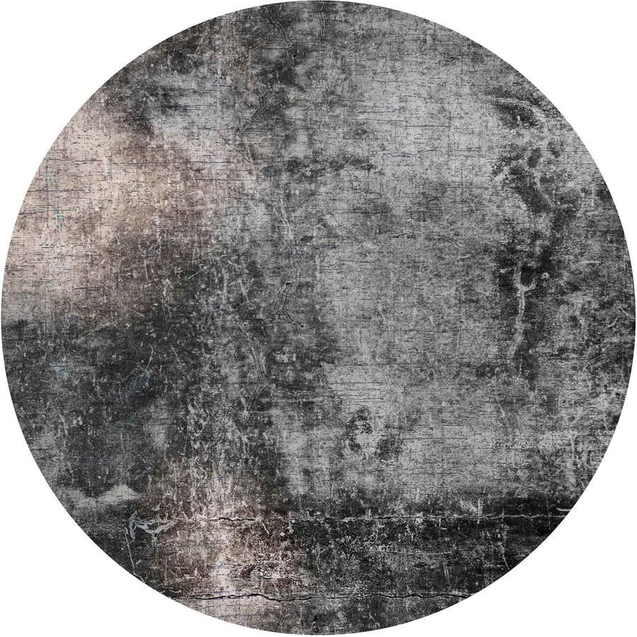 Jackie And The Fish Chaos Typhoon Grey Vloerkleed 170x240 Rechthoek Laagpolig Tapijt Modern Beige Grijs Zwart