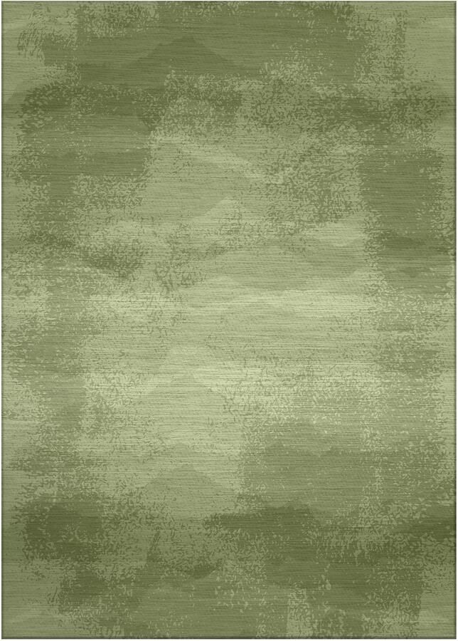 Jackie And The Fish Waves Touquet Green Vloerkleed 170x240 Rechthoek Laagpolig Tapijt Modern Groen Wit