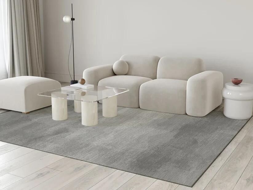 Jackie And The Fish Waves Zandvoort Grey Vloerkleed 170x240 Rechthoek Laagpolig Tapijt Modern Antraciet Grijs Wit - Foto 2