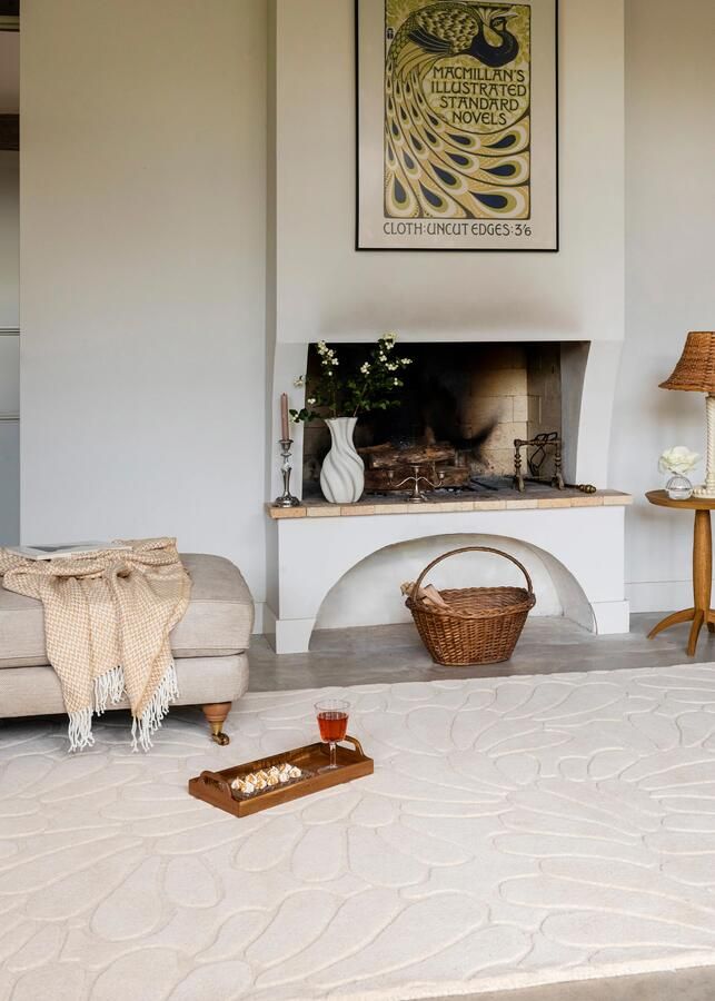 Laura Ashley Coleby Petals Ivory Cream 078809 Vloerkleed 200 x 280 cm Ivory Rectangular Wool Bedroom Living room Dining room Floral Modern - Foto 2