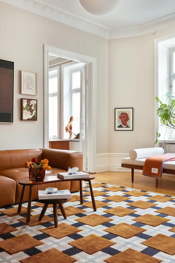 Layered Vloerkleed Evelina Kroon Ochre Fields Wool Rug 180x270 cm