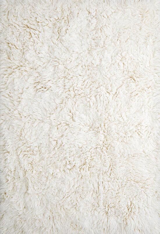 Layered Vloerkleed Shaggy Rug Bone White 180x270 cm