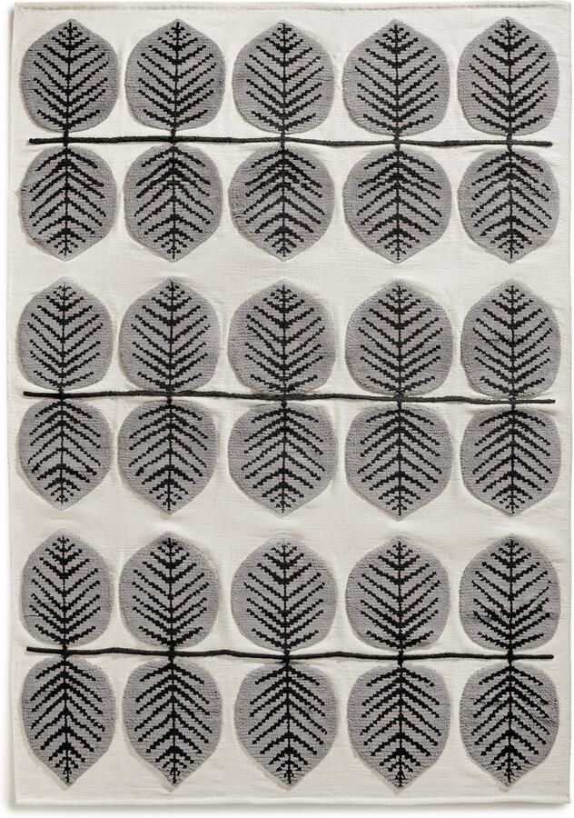 Layered Vloerkleed stig lindberg bersa grey wool rug