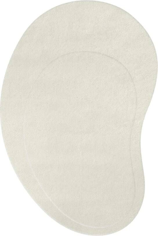 Layered Vloerkleed Residue Bone White Wool Rug 180x270 cm