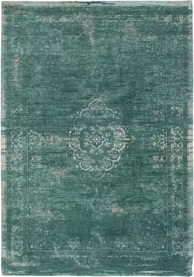 Louis de poortere 8258 Fading World Medallion Jade Vloerkleed 80x150 Rechthoek Laagpolig Vintage Tapijt Klassiek Beige Groen - Foto 2