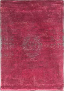 Louis de Poortere 8260 Fading World Medallion Scarlet 230x330 cm Vintage Vloerkleed