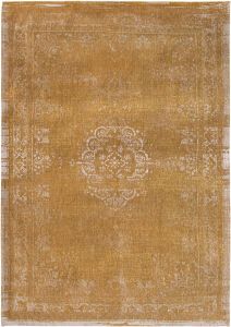 Louis de poortere 9145 Fading World Spring Moss Vloerkleed 80x150 Rechthoek Laagpolig Vintage Tapijt Modern Geel