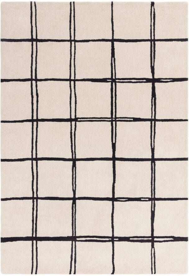 Easy Living Vloerkleed Albany Grid Monochrome Rug