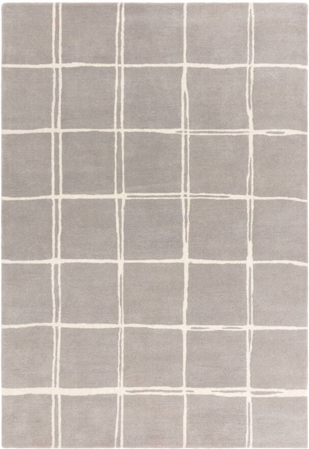 Easy Living Vloerkleed Albany Grid Silver Rug