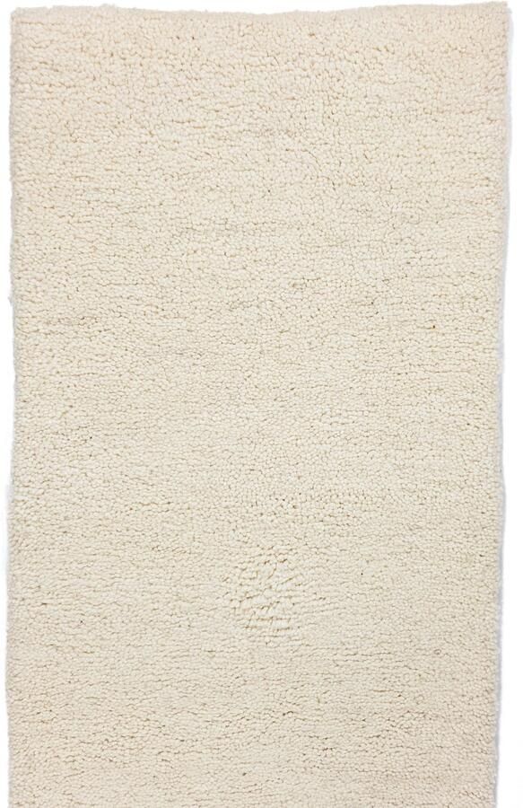 THEKO Wollen kleed Hadj uni echt berber-vloerkleed zuivere wol mêlee met de hand geknoopt - Foto 11