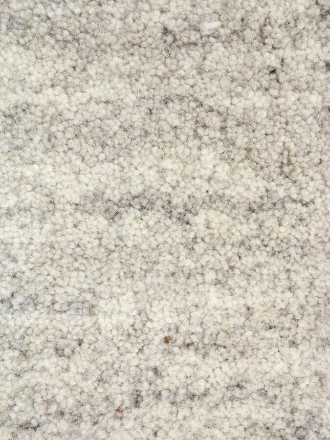 THEKO Wollen kleed Maloronga uni echt berbervloerkleed zuivere wol met de hand geknoopt