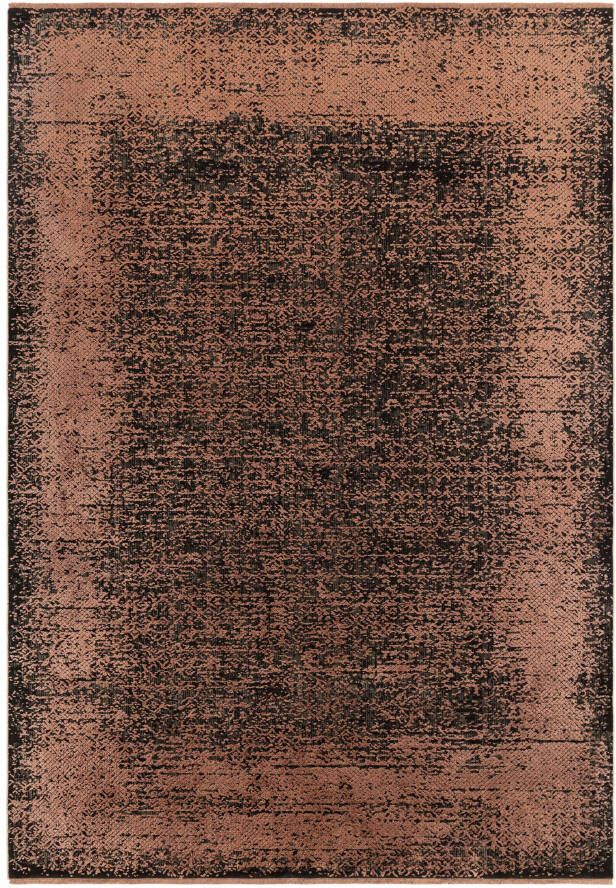 MOMO Rugs Vloerkleed Elodie Terracotta Black