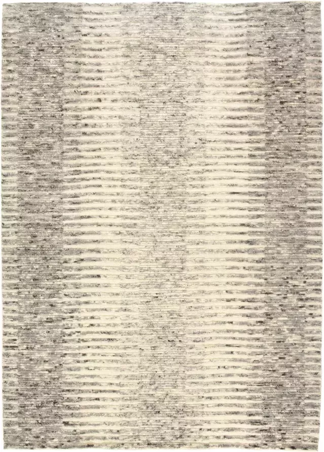 MOMO Rugs Landscape River Beige 1018 Vloerkleed 250x350 Rechthoek Laagpolig Structuur Tapijt Modern Beige Taupe