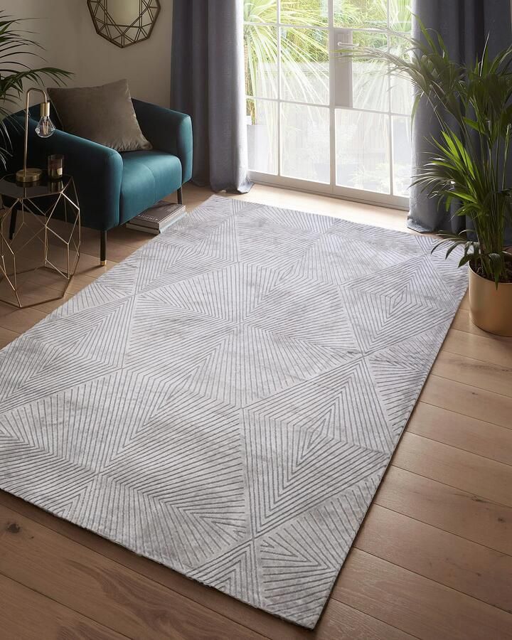 MOMO Rugs Clarke & Clarke Blaize Silver