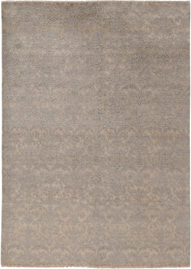 MOMO Rugs Damask AL-445 HB-6-HB-36 Vloerkleed 170x240 Rechthoek Laagpolig Vintage Tapijt Klassiek Bruin Zwart