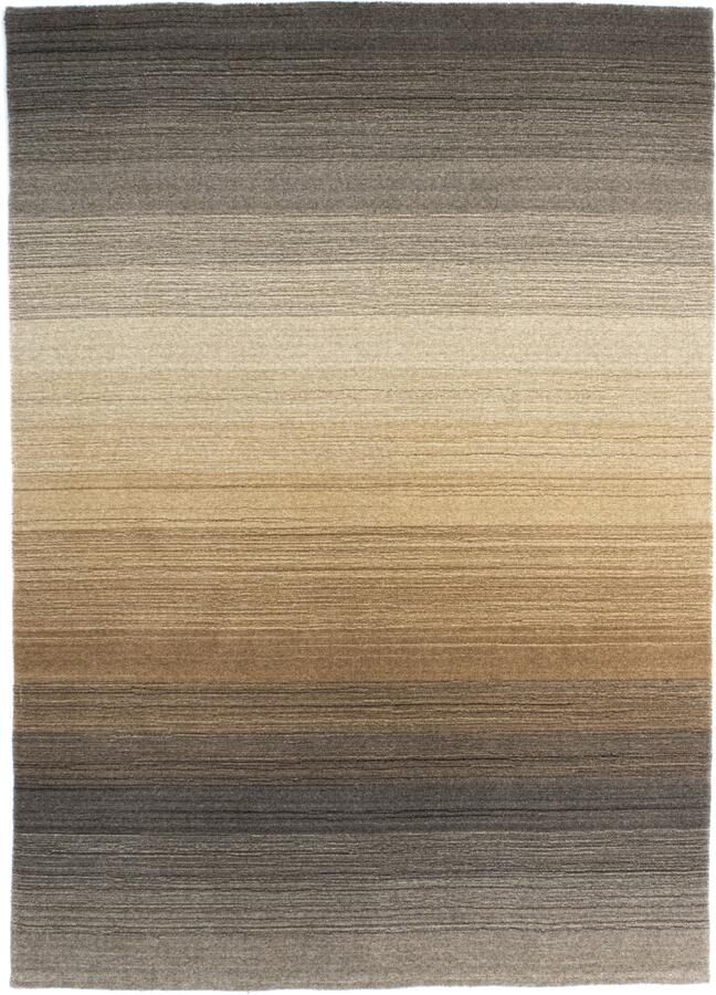 MOMO Rugs Panorama Naturel Multi Vloerkleed 170x240 Rechthoek Laagpolig Tapijt Industrieel Beige Bruin Zwart