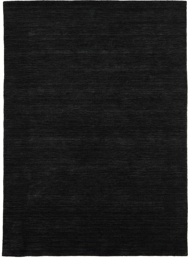 MOMO Rugs Panorama Uni Black Vloerkleed 140x200 Rechthoek Laagpolig Tapijt Industrieel Zwart - Foto 2