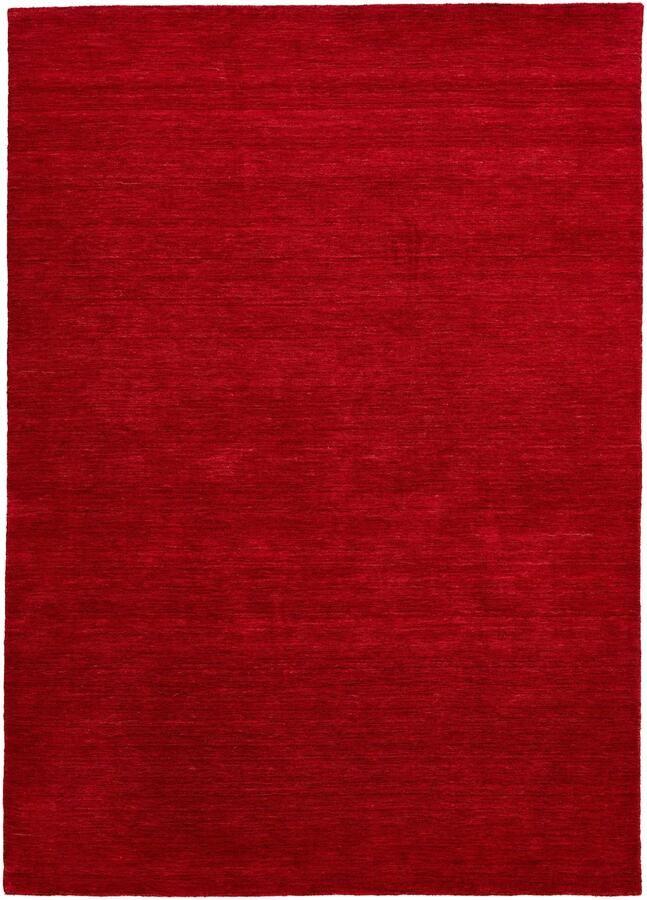 MOMO Rugs Panorama Uni Red Vloerkleed 170x240 Rechthoek Laagpolig Tapijt Modern Rood