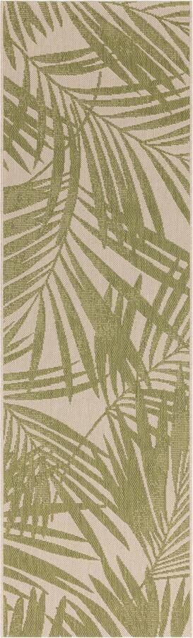 MOMO Rugs Patio PAT15 Green Palm Vloerkleed