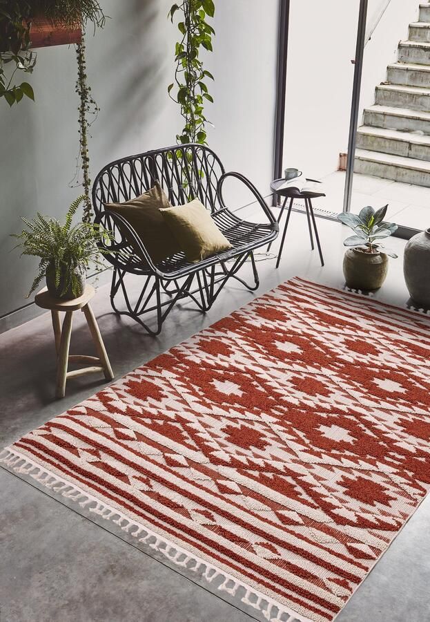 MOMO Rugs Taza TA03 Terracotta Swatch