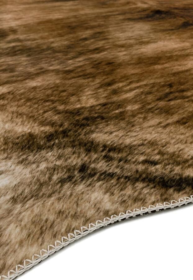 MOMO Rugs Texas Faux Cowhide Chestnut