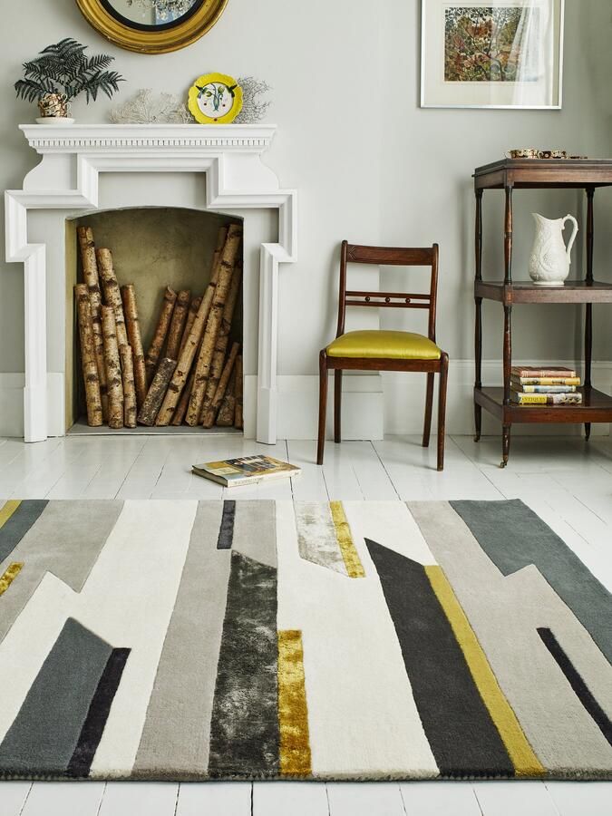 MOMO Rugs Vloerkleed Matrix MAX62 Rhombus Mustard