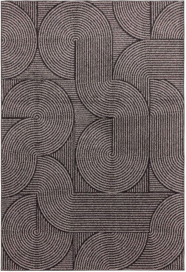 MOMO Rugs Vloerkleed Muse Charcoal Swirl Rug MU01