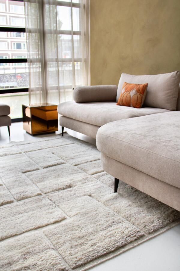 MOMO Rugs Natural Weaves Vloerkleed MOMO Rugs Marini Beige cream