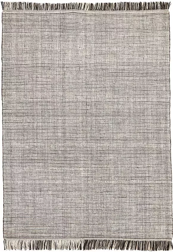 MOMO Rugs Nordic Flair Grey Vloerkleed 200x300 Rechthoek Laagpolig Structuur Tapijt Modern Antraciet Beige Grijs