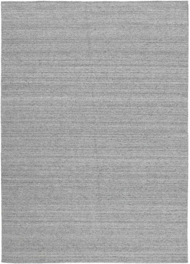 MOMO Rugs Nouveau Plain Light Grey Vloerkleed 200x300 Rechthoek Laagpolig Tapijt Industrieel Grijs