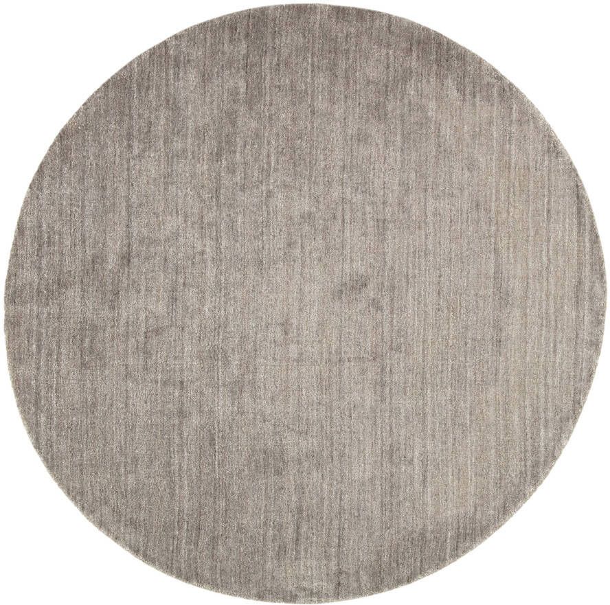 MOMO Rugs Plain Dust Round Robusto Grey 150 cm rond Vloerkleed