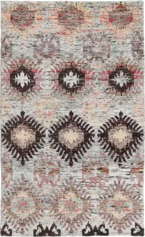 MOMO Rugs Sari Silk TX-3425 Vloerkleed 170x240 Rechthoek Laagpolig Oosters Vintage Tapijt Modern Meerkleurig
